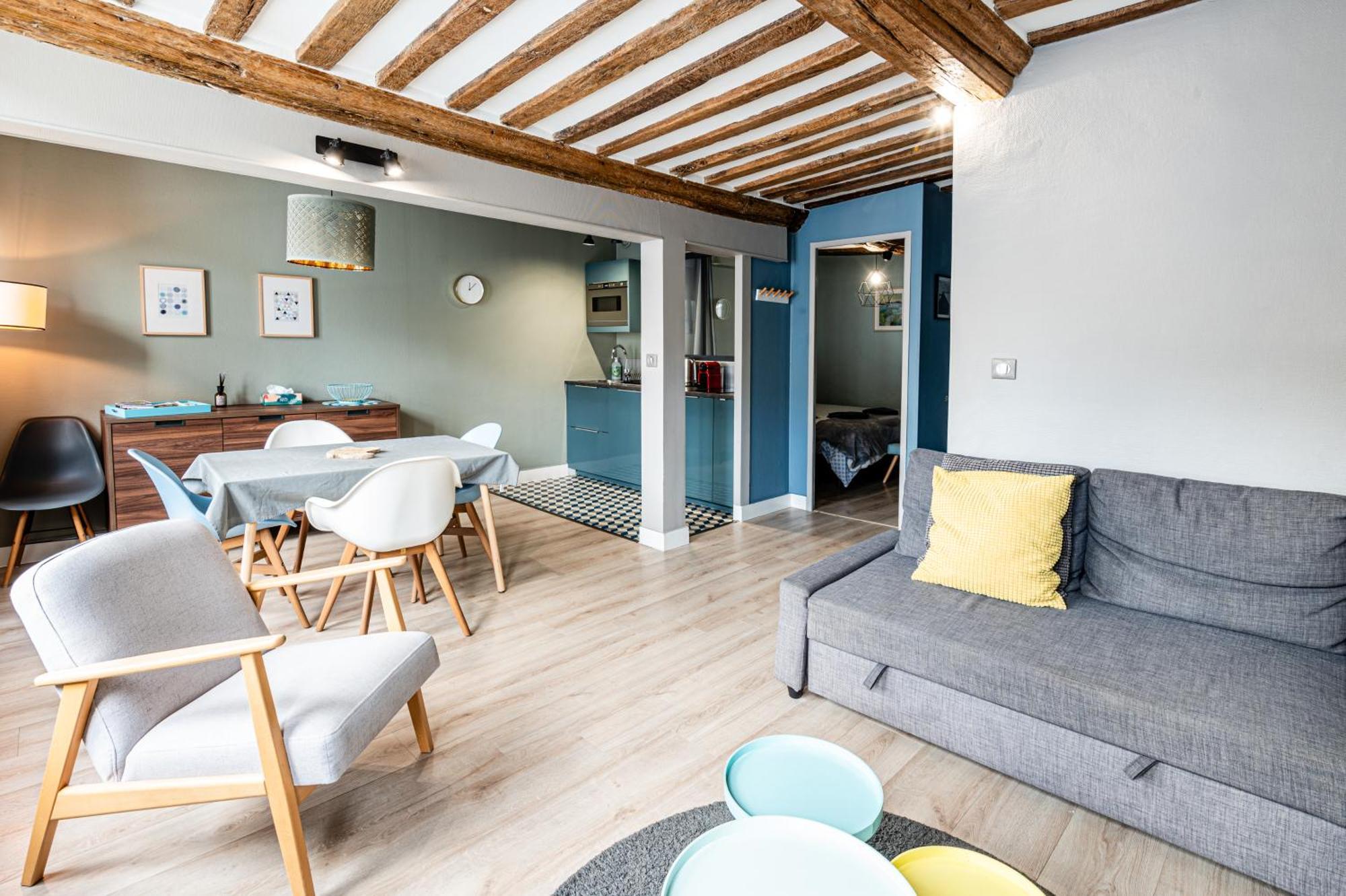 Apartmán Cosy Loft - Plein Centre D'Honfleur Exteriér fotografie